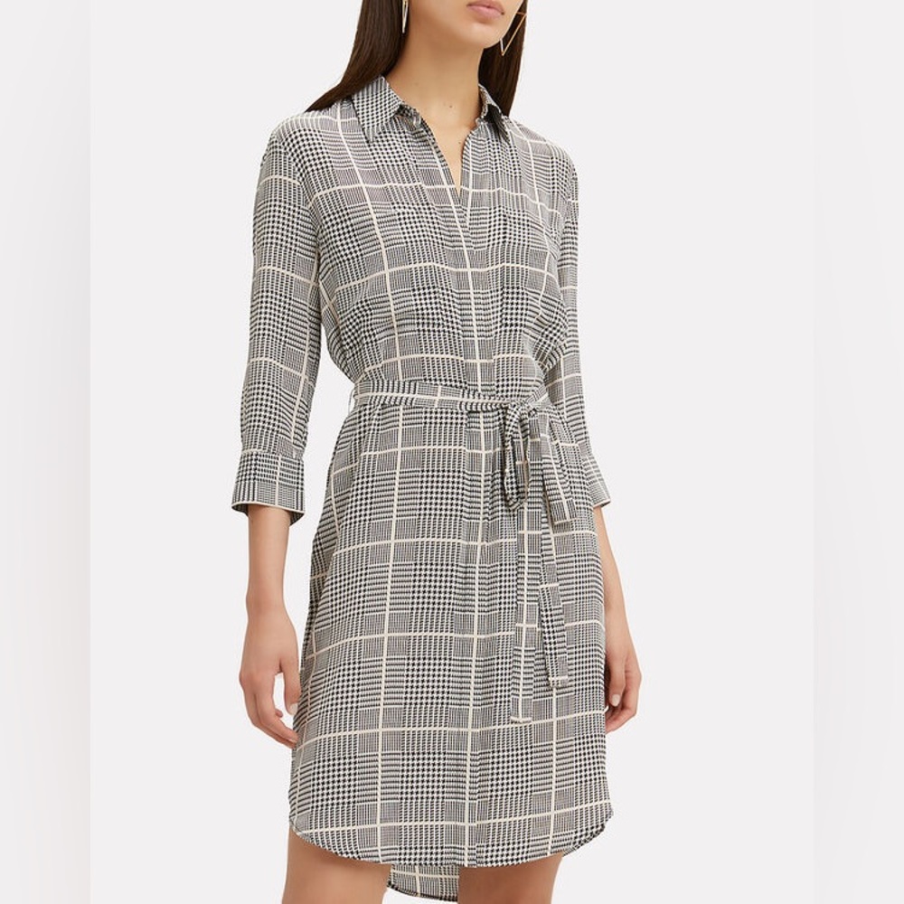 L’agence plaid Stella shirt dress, EUC, Sz S